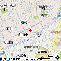 愛知県一宮市今伊勢町本神戸和田東15-2周辺の地図