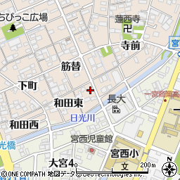 愛知県一宮市今伊勢町本神戸和田東15周辺の地図