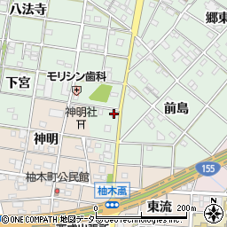 愛知県一宮市西大海道郷前63周辺の地図