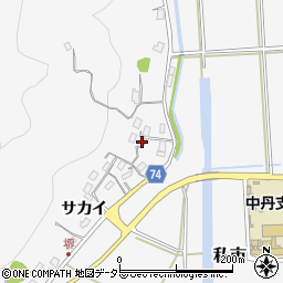 京都府福知山市私市サカイ23周辺の地図