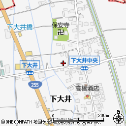 神奈川県小田原市下大井225周辺の地図