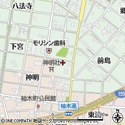 愛知県一宮市西大海道郷前60周辺の地図