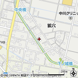 岐阜県羽島市竹鼻町狐穴154周辺の地図