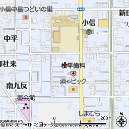 愛知県一宮市小信中島西九反23-7周辺の地図
