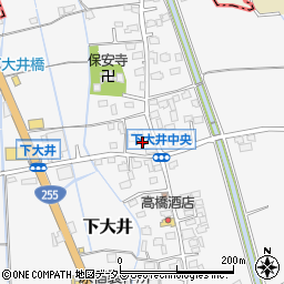 神奈川県小田原市下大井216周辺の地図