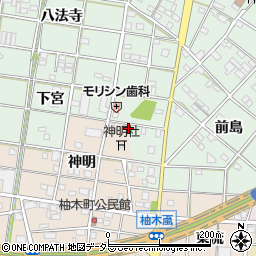 愛知県一宮市西大海道郷前57周辺の地図