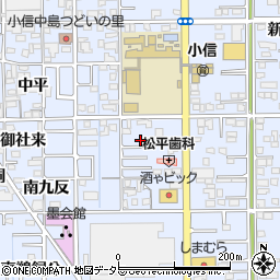 愛知県一宮市小信中島西九反23-5周辺の地図