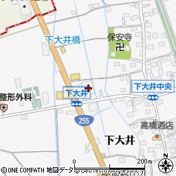 神奈川県小田原市下大井477周辺の地図