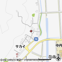 京都府福知山市私市サカイ24周辺の地図