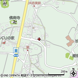 京都府綾部市里町（大坂）周辺の地図