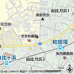 神奈川県鎌倉市笹目町5-6周辺の地図