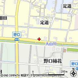 愛知県小牧市野口定道1248周辺の地図