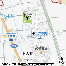 神奈川県小田原市下大井217周辺の地図