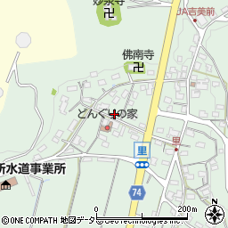 京都府綾部市里町周辺の地図