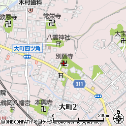 別願寺周辺の地図