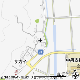 京都府福知山市私市サカイ15周辺の地図