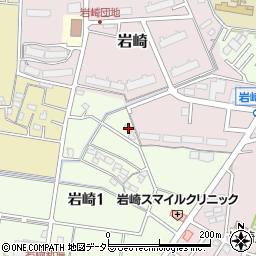 愛知県小牧市岩崎1丁目20周辺の地図