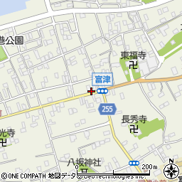 富津銀行前周辺の地図
