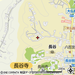 鎌倉能舞台周辺の地図