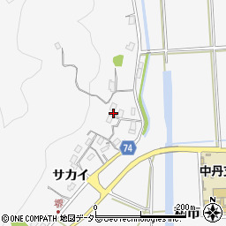 京都府福知山市私市サカイ18周辺の地図