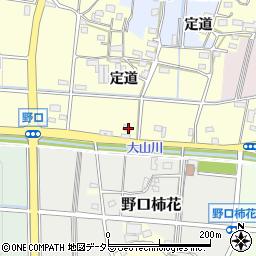 愛知県小牧市野口定道1250周辺の地図