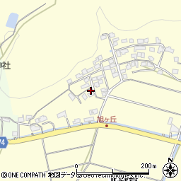 京都府綾部市位田町岼15-2周辺の地図