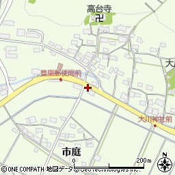 京都府綾部市栗町北ノ前周辺の地図