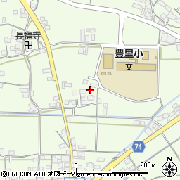 京都府綾部市栗町花貝周辺の地図