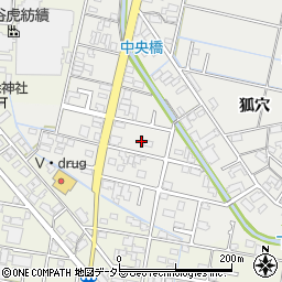 岐阜県羽島市竹鼻町狐穴1866-2周辺の地図