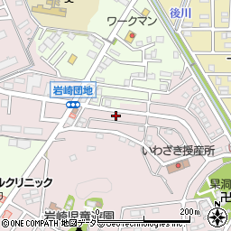 愛知県小牧市岩崎1432-36周辺の地図