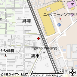 愛知県一宮市今伊勢町新神戸郷東3周辺の地図