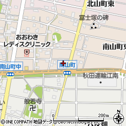 ガッツレンタカー江南店周辺の地図