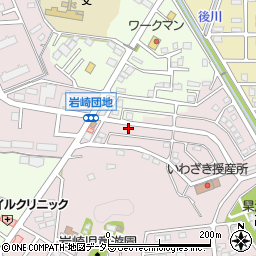 愛知県小牧市岩崎1432-34周辺の地図