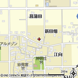 愛知県一宮市三条新田畑周辺の地図