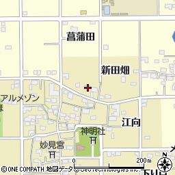 愛知県一宮市三条（新田畑）周辺の地図