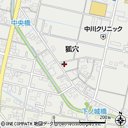 岐阜県羽島市竹鼻町狐穴194-2周辺の地図