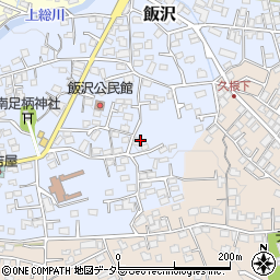 神奈川県南足柄市飯沢周辺の地図