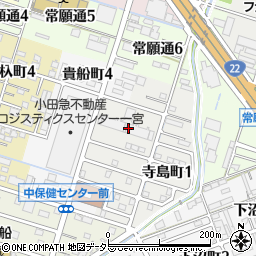 愛知県一宮市寺島町2丁目5周辺の地図