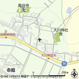 京都府綾部市栗町（上村）周辺の地図