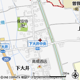 神奈川県小田原市下大井213周辺の地図