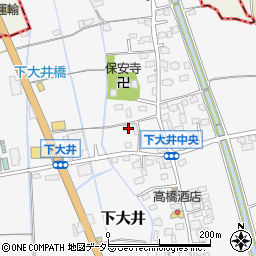 神奈川県小田原市下大井224周辺の地図