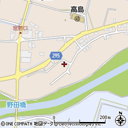 滋賀県高島市野田869-11周辺の地図