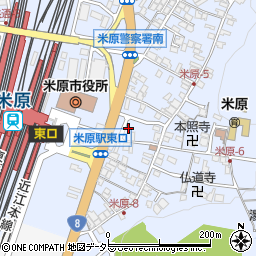 滋賀県米原市米原555周辺の地図