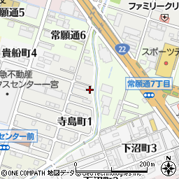 愛知県一宮市寺島町2丁目11-1周辺の地図