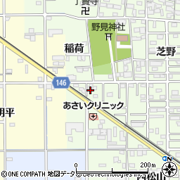 愛知県一宮市今伊勢町宮後宮代20周辺の地図