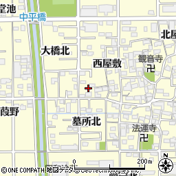 愛知県一宮市開明大橋北9周辺の地図