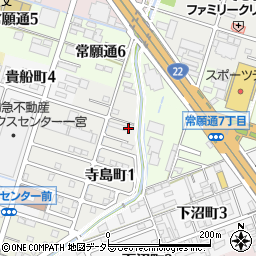 愛知県一宮市寺島町2丁目11周辺の地図