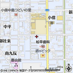 愛知県一宮市小信中島西九反20周辺の地図