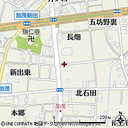 愛知県一宮市千秋町加茂周辺の地図