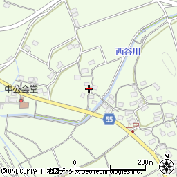 京都府福知山市中287周辺の地図